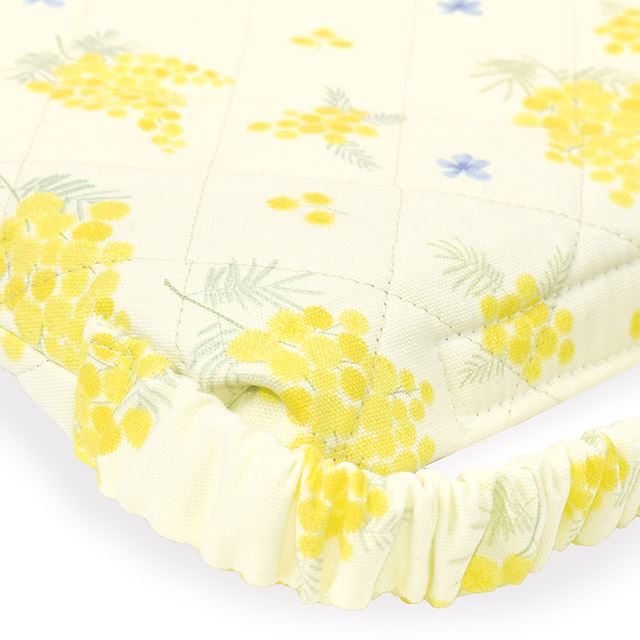 アウトレット ざぶとん キルティング ミモザフルール