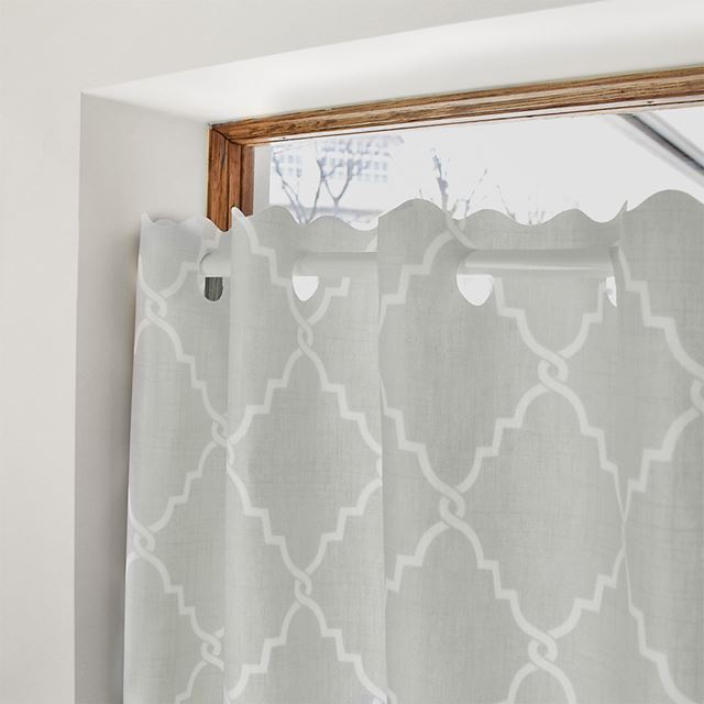 アウトレット カフェカーテン (70cm×100cm) ラミネートタイプ モロッコパターン