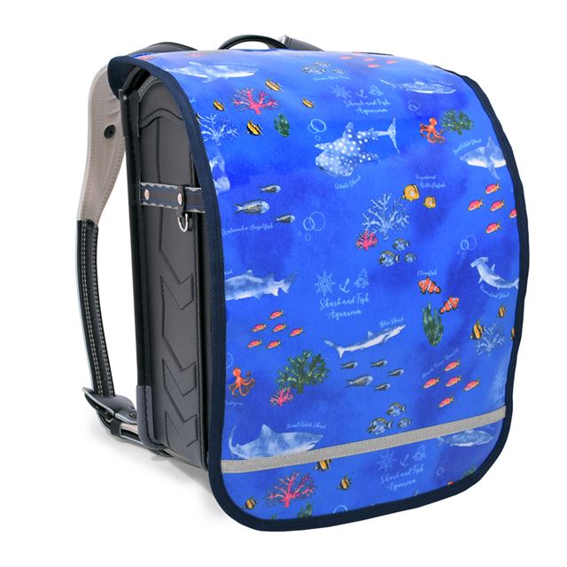 アウトレット ランドセルカバー 反射材(リフレクター)付き ブルーラグーン