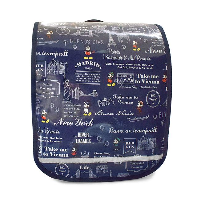 アウトレット ディズニー / ランドセルカバー 反射材(リフレクター)付き / Mickey Mouse / LET’S TRAVEL / ミッキーマウス /