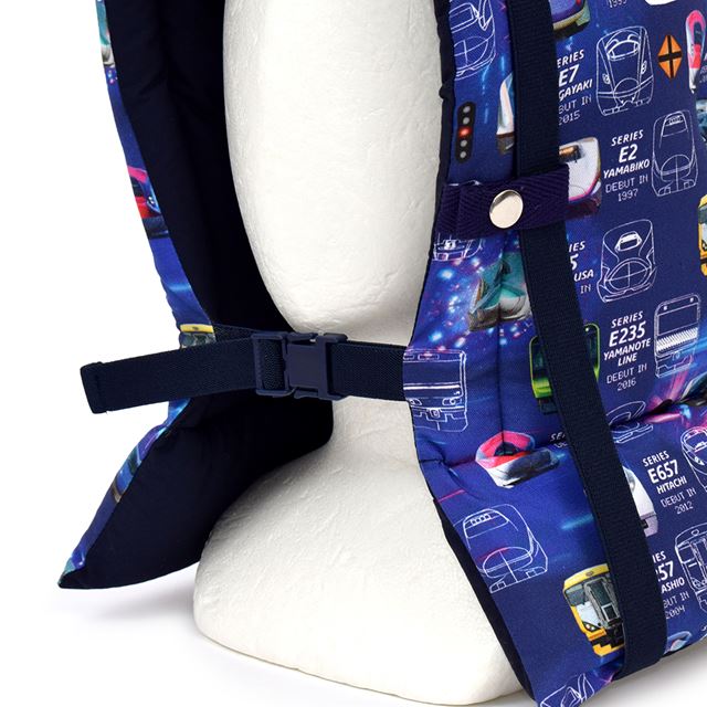 アウトレット 防災頭巾(椅子固定ゴム付き) 電車の顔コレクション※JR東日本商品化許諾済