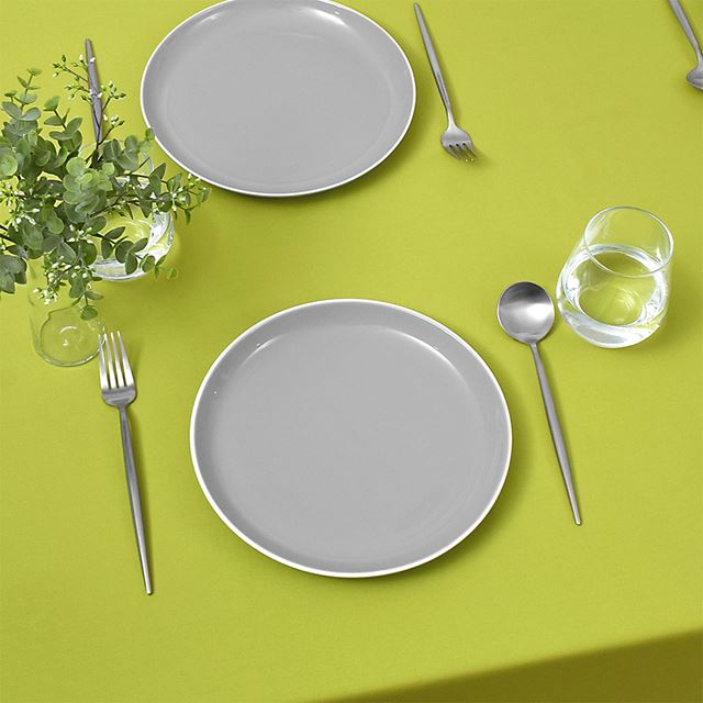 アウトレット テーブルクロス (120cm×150cm) スタンダードタイプ 綿100% 無地オックス・リーフグリーン