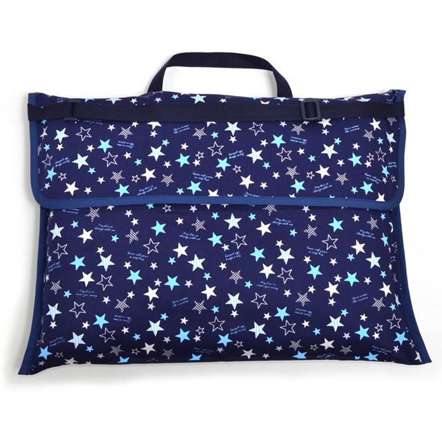 アウトレット 防災頭巾カバー スタンダード(背板幅36cmタイプ) スターライトプラネット(ネイビー)