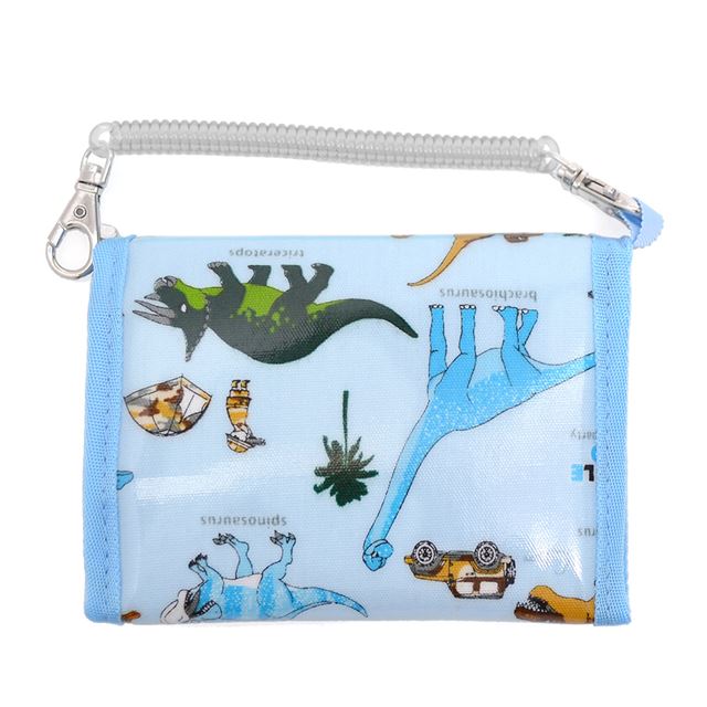 アウトレット キッズウォレット 財布 発見!探検!恐竜大陸(ライトブルー)