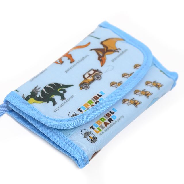 アウトレット キッズウォレット 財布 発見!探検!恐竜大陸(ライトブルー)