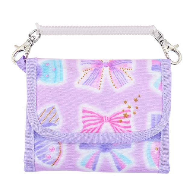 アウトレット キッズウォレット 財布 リボンデコレーション