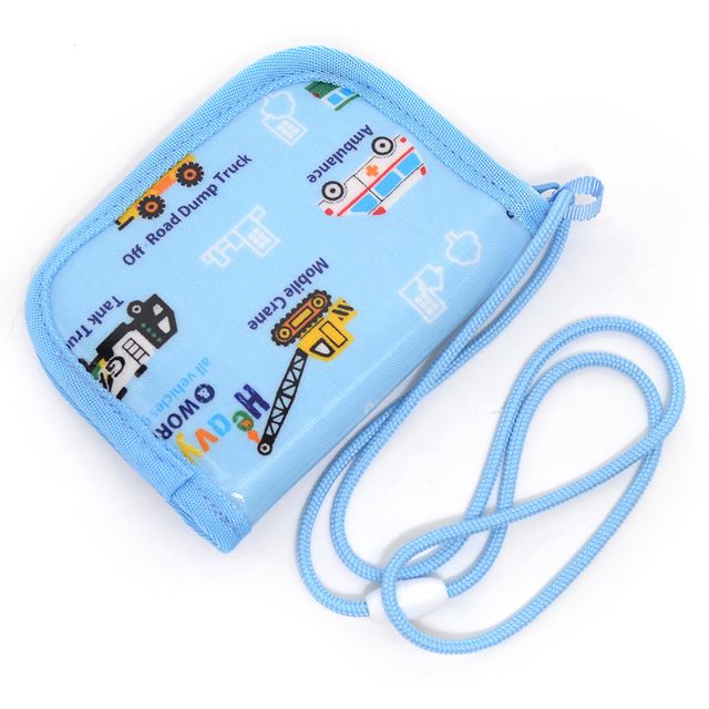 アウトレット コインケース アクセル全開はたらく車(ライトブルー)