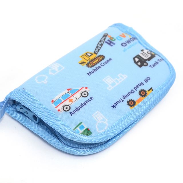 アウトレット コインケース アクセル全開はたらく車(ライトブルー)