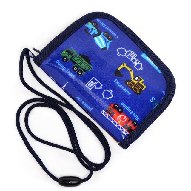 アウトレット コインケース アクセル全開はたらく車(ロイヤルブルー)