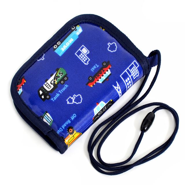 アウトレット コインケース アクセル全開はたらく車(ロイヤルブルー)