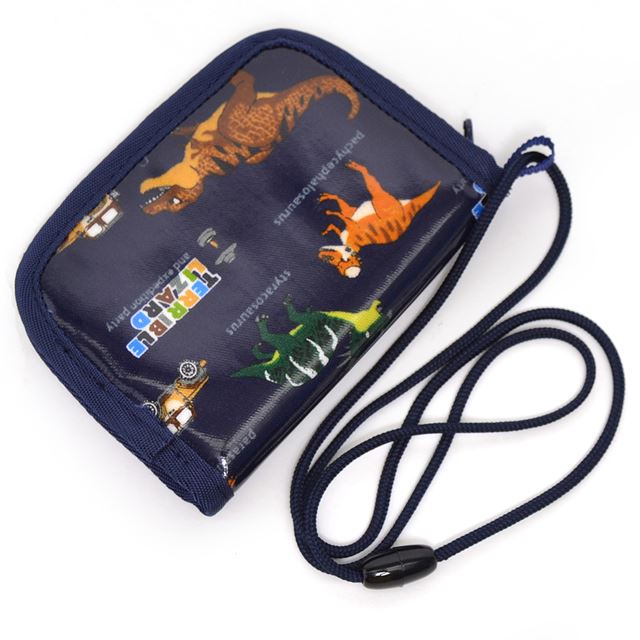 【10%OFF：クリスマスセール】 アウトレット コインケース 発見!探検!恐竜大陸(ネイビー)