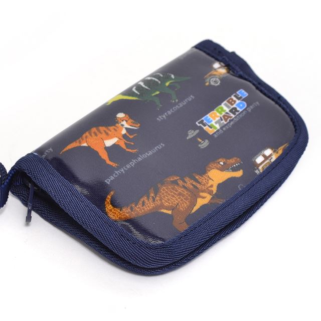 【10%OFF：クリスマスセール】 アウトレット コインケース 発見!探検!恐竜大陸(ネイビー)