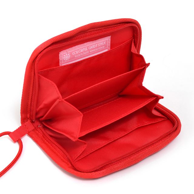 アウトレット コインケース タータンチェック・レッド