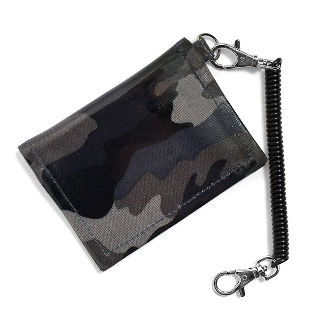 【10%OFF：クリスマスセール】 アウトレット パスケース 迷彩・グレー