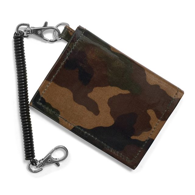 アウトレット パスケース 迷彩・モスグリーン