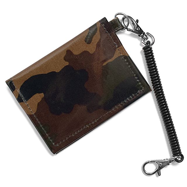 アウトレット パスケース 迷彩・モスグリーン