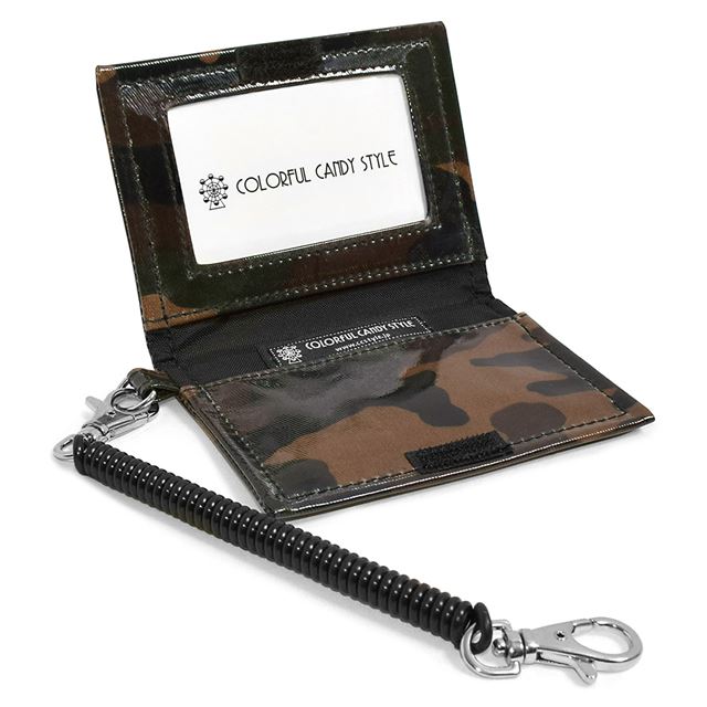 アウトレット パスケース 迷彩・モスグリーン