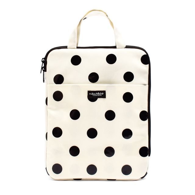 アウトレット decor PolkaDot タブレット・パソコンケース (11インチ) polka dot large (twill×white)