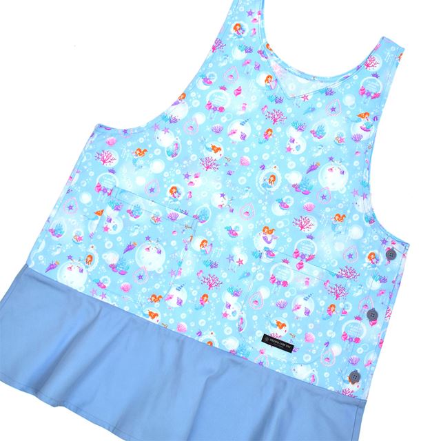 アウトレット 保育士エプロン マーメイドと輝く光のフィルハーモニー