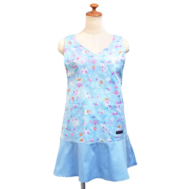 アウトレット 保育士エプロン マーメイドと輝く光のフィルハーモニー