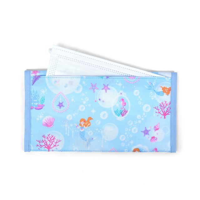 アウトレット 抗菌 マスクケース ダブルポケット(携帯用) マーメイドと輝く光のフィルハーモニー
