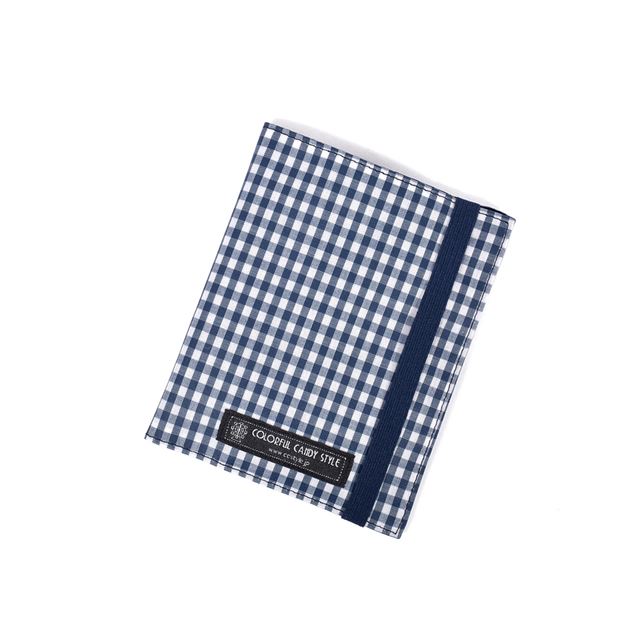 アウトレット 抗菌マスクトレイ チェック大・紺