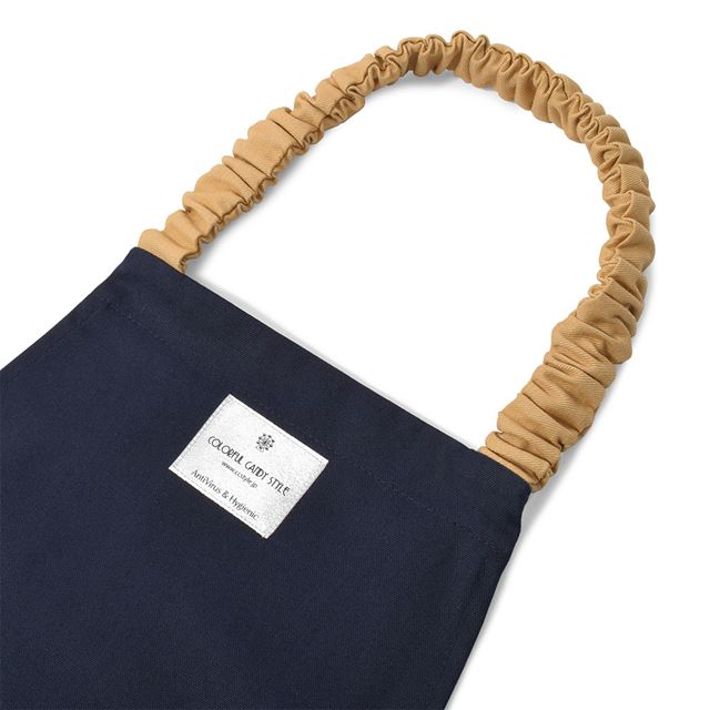 アウトレット 抗ウイルス・抗菌子どもエプロン(100～120cm) ネイビー