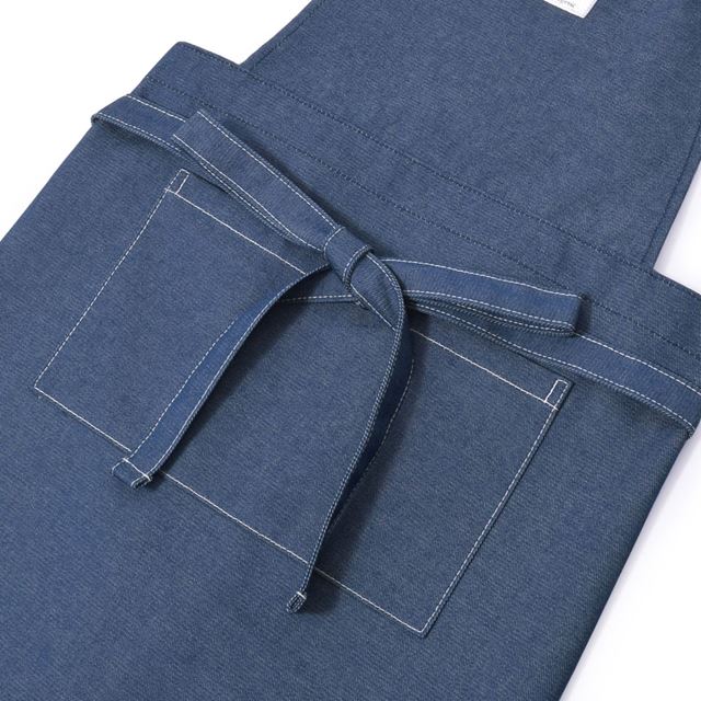 アウトレット 抗ウイルス・抗菌子どもエプロン(100～120cm) ブルー