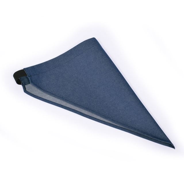 アウトレット 抗ウイルス・抗菌子どもエプロン(100～120cm) ブルー