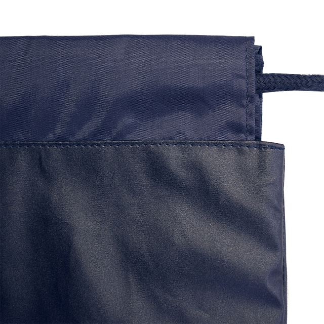 アウトレット 撥水 巾着 大 体操服袋 無地ブロード･紺