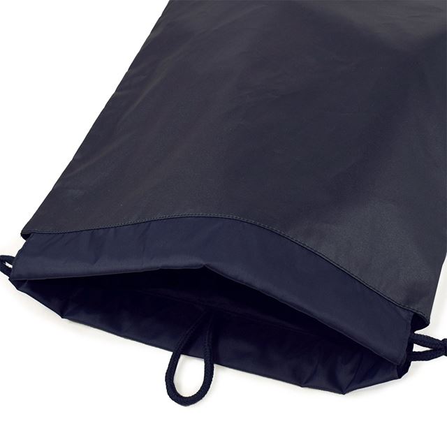 アウトレット 撥水 巾着 大 体操服袋 無地ブロード･紺