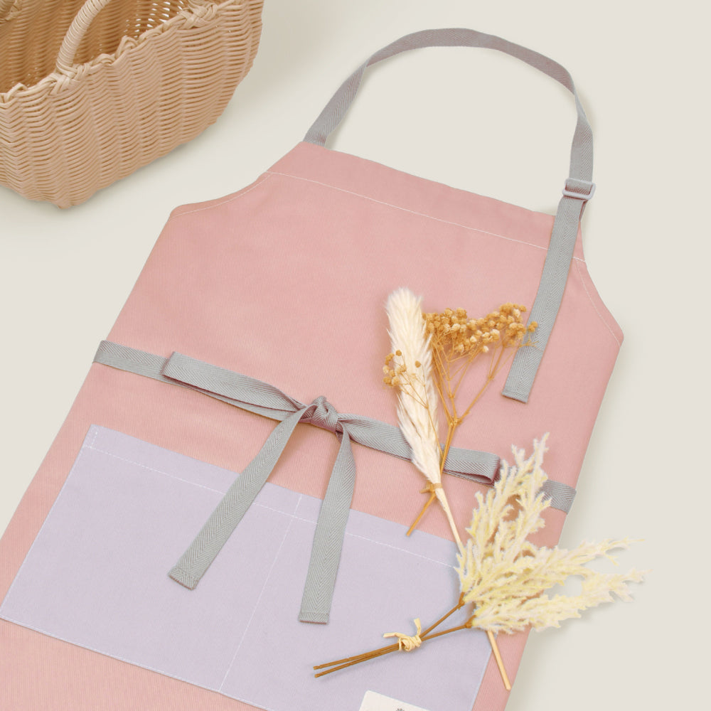 【くすみコレクション人気TOP21】エプロン(150～170cm) 三角巾付き