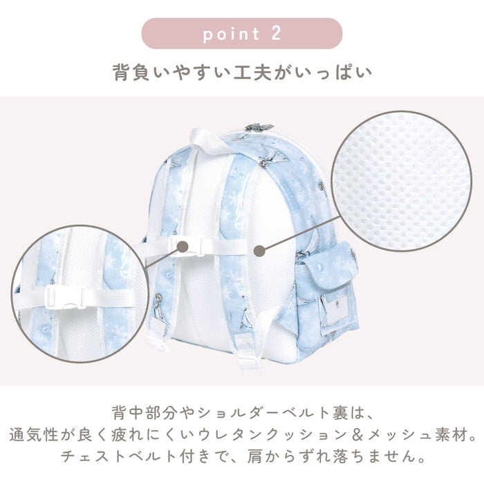 カラフルキャンディスタイルの子どもリュックサック。防水ラミネート生地使用で汚れが付きにくくお手入れ簡単