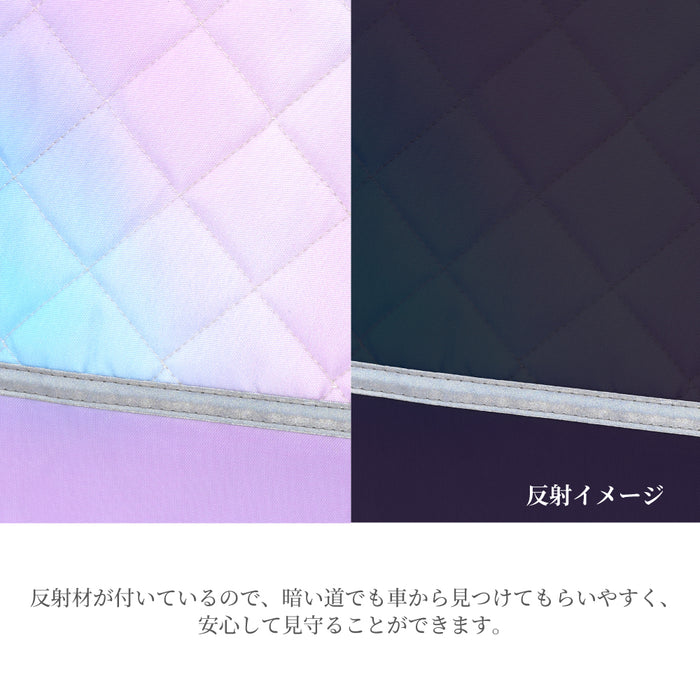 カラフルキャンディスタイルのマチ付きレッスンバッグ。丈夫なキルティング素材の手提げバッグ。男の子と女の子兼用で通園・通学でも大活躍。