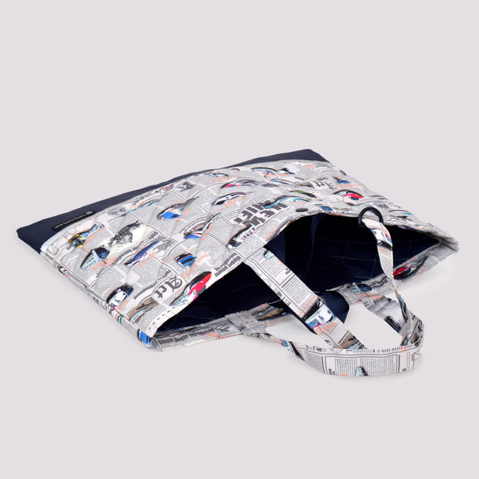 カラフルキャンディスタイルのマチ付きレッスンバッグ。丈夫なキルティング素材の手提げバッグ。男の子と女の子兼用で通園・通学でも大活躍。