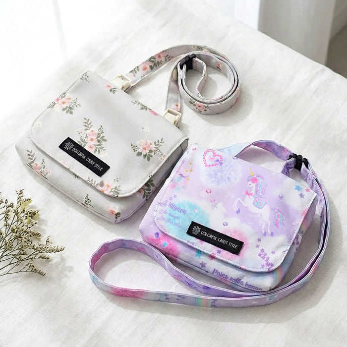 カラフルキャンディスタイルの移動ポケット ラージタイプ。ポケットがない服に簡単に取り付けられる便利な移動ポケット。旅行、遠足でも大活躍。