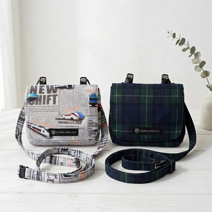 カラフルキャンディスタイルの移動ポケット。ポケットがない服に簡単に取り付けられる便利な移動ポケット。旅行、遠足でも大活躍。