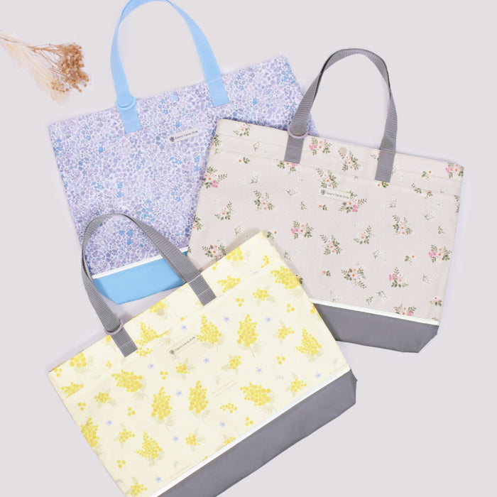 カラフルキャンディスタイルのマチ付きレッスンバッグ。男の子と女の子兼用で通園・通学でも大活躍。