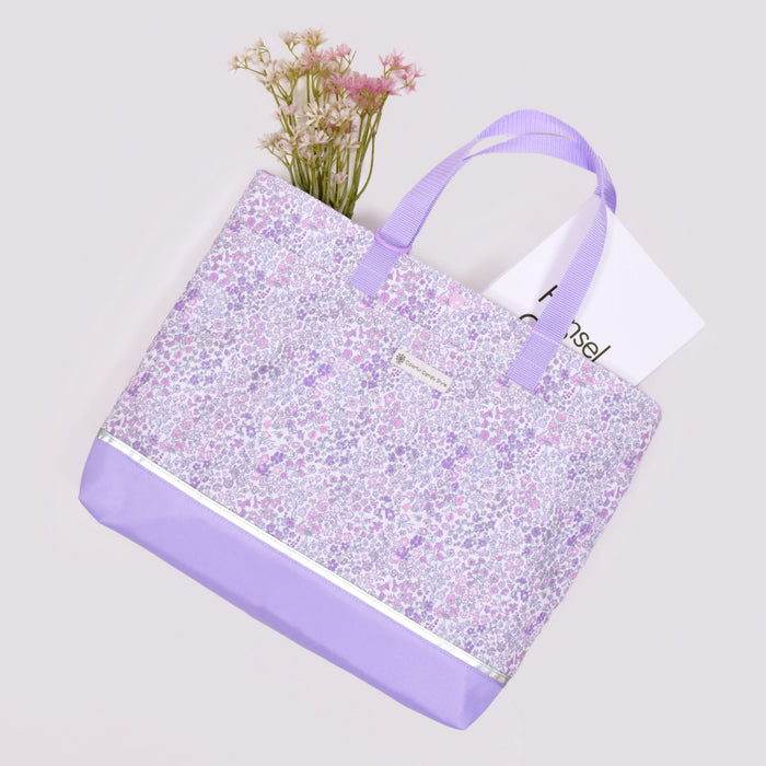 カラフルキャンディスタイルのマチ付きレッスンバッグ。男の子と女の子兼用で通園・通学でも大活躍。