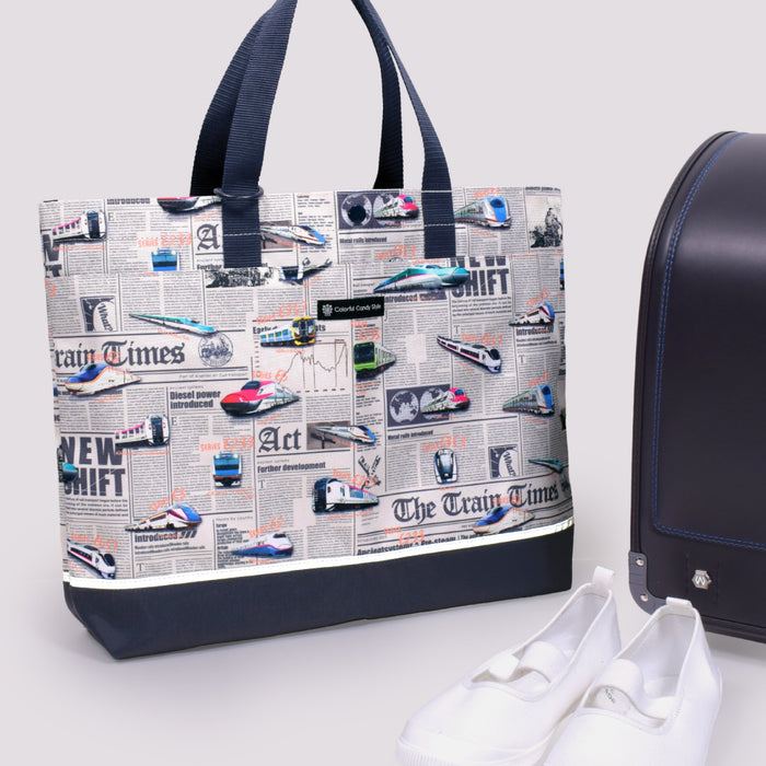 カラフルキャンディスタイルのマチ付きレッスンバッグ。男の子と女の子兼用で通園・通学でも大活躍。