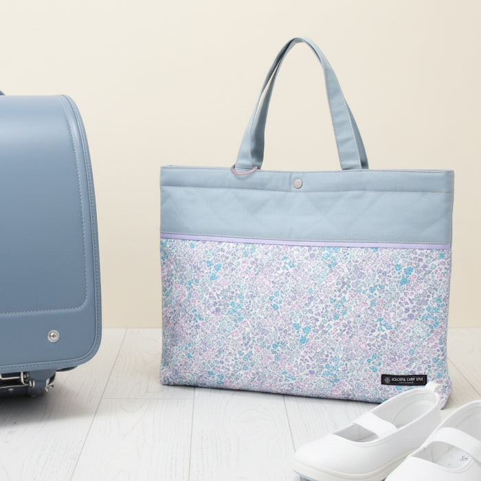 カラフルキャンディスタイルのレッスンバッグ。子供用のキルティング素材。男の子と女の子兼用で通園、通学で手提げバッグとして大活躍。