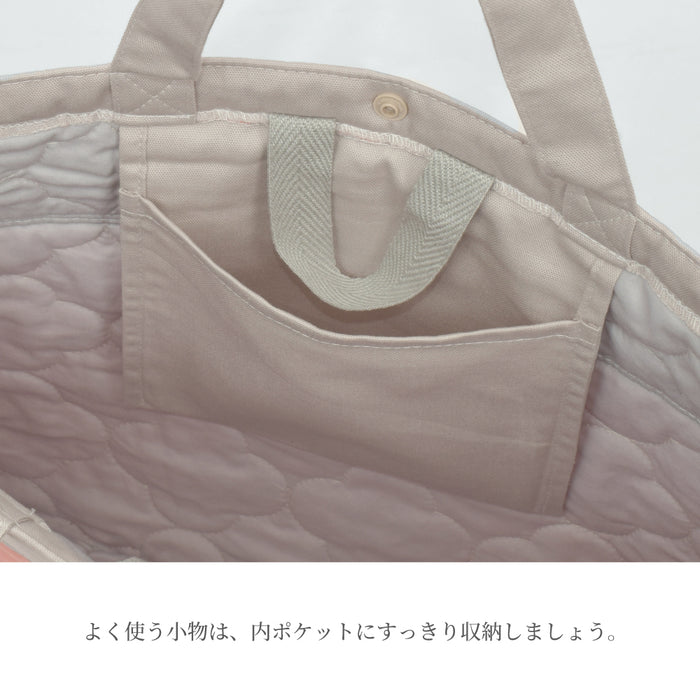 カラフルキャンディスタイルのレッスンバッグ。子供用のキルティング素材。男の子と女の子兼用で通園、通学で手提げバッグとして大活躍。