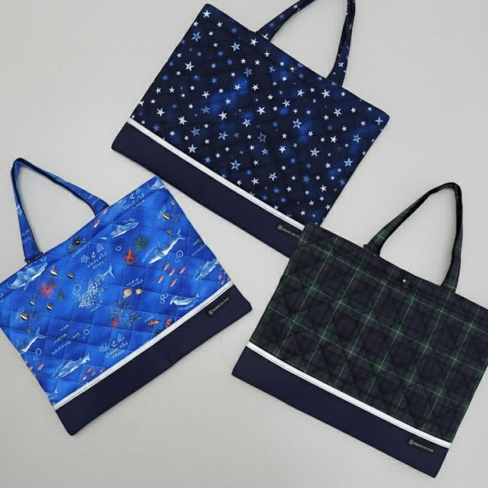 カラフルキャンディスタイルの入園入学7点セット。男の子・女の子兼用で、レッスンバッグ・シューズケース・巾着袋など、通園・通学に大活躍アイテム満載。