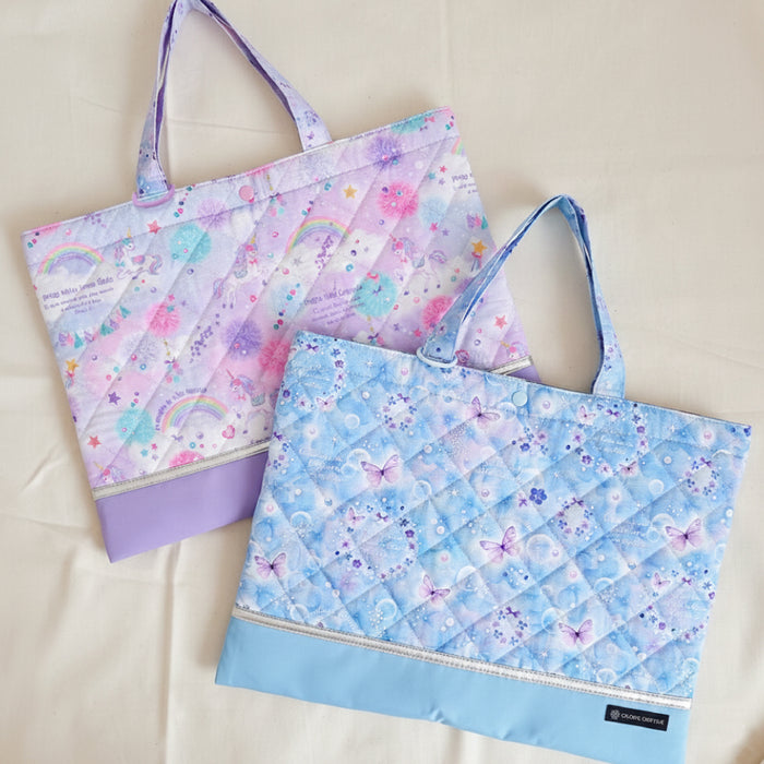 カラフルキャンディスタイルの入園入学5点セット。男の子・女の子兼用で、レッスンバッグ・シューズケース・巾着袋など、通園・通学に大活躍アイテム満載。