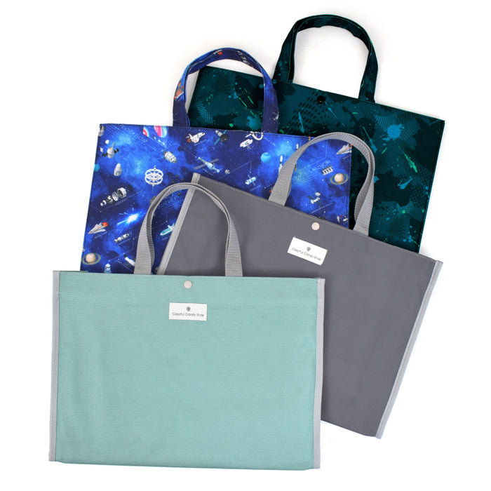 カラフルキャンディスタイルのお稽古バッグ。たっぷり入る安心の大容量バッグです。