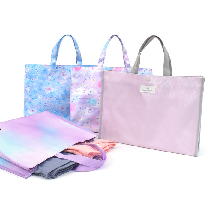 カラフルキャンディスタイルのお稽古バッグ。たっぷり入る安心の大容量バッグです。