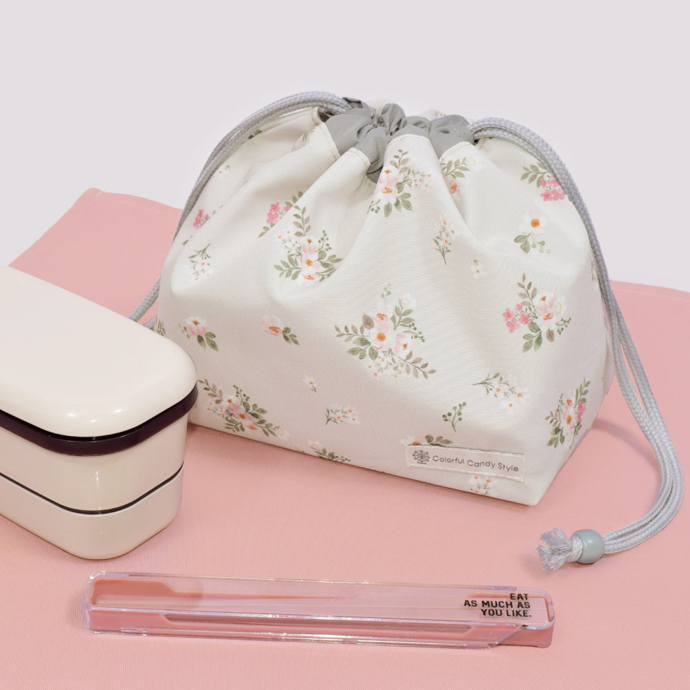 ゆうパケット対応 新登場 巾着 中 マチ有りお弁当袋 [2026春モデル] 撥水ノーアイロン 【女の子人気ランキングTOP7】