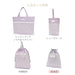 カラフルキャンディスタイルの入園入学5点セット。男の子・女の子兼用で、レッスンバッグ・シューズケース・巾着袋など、通園・通学に大活躍アイテム満載。