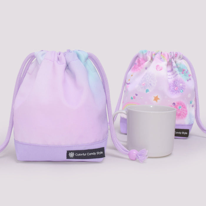 カラフルキャンディスタイルの入園入学5点セット。男の子・女の子兼用で、レッスンバッグ・シューズケース・巾着袋など、通園・通学に大活躍アイテム満載。