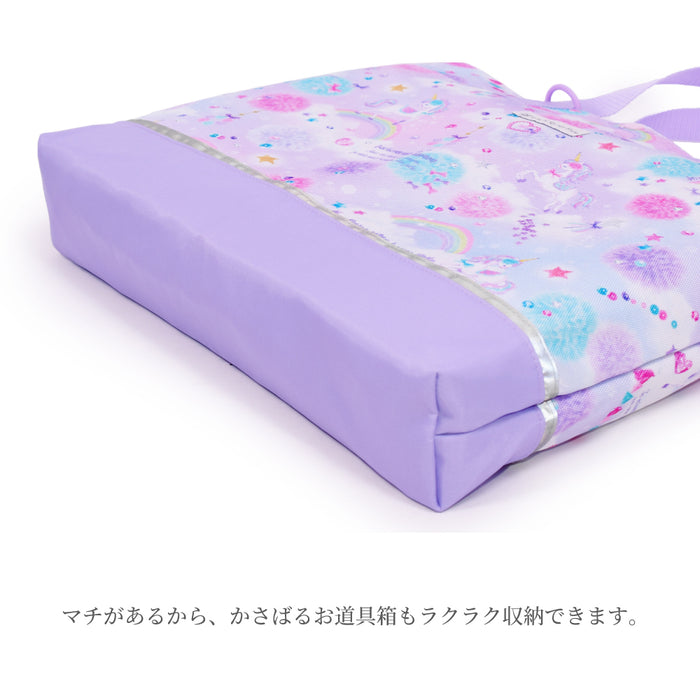 カラフルキャンディスタイルの入園入学5点セット。男の子・女の子兼用で、レッスンバッグ・シューズケース・巾着袋など、通園・通学に大活躍アイテム満載。